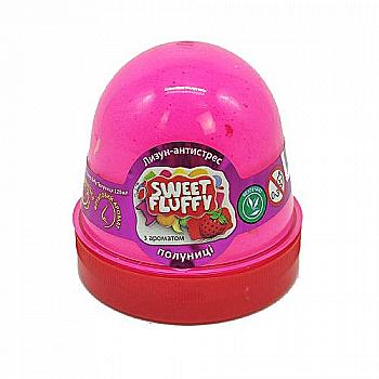 Лизун-антистресс "Sweet fluffy" Клубника 120 мл, 80072 Лизун-антистресс "Sweet fluffy" Клубника 120 мл, 80072