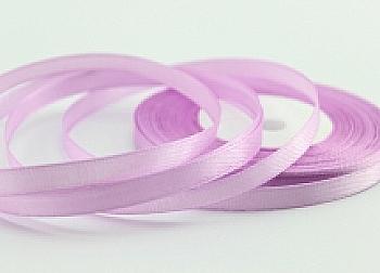 Лента атлас 7 мм-23 м, (45) розовая