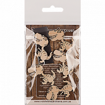 Заготовка деревянная для декорирования, FLC-077