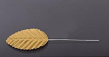 Листики декоративные, золотые, 10 шт, 502-1485