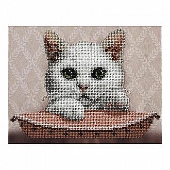 Набір для вишивання бісером "Киця Мася", ТН-0827, ТМ "ВДВ" Набір для вишивання бісером "Киця Мася", ТН-0827, ТМ "ВДВ"