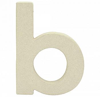 Заготовка из папье-маше Буква-крафт "b" 1,5*8,5*12 см, AC814C ТМ "Clairefontaine" Заготовка из папье-маше Буква-крафт "b" 1,5*8,5*12 см, AC814C ТМ "Clairefontaine"