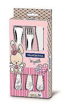 Набор столовых приборов Baby Le Petit pink розовый, 66973/005 Tramontina