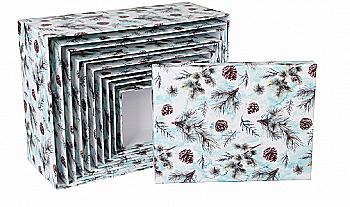 Подарочная коробка новогодняя №9, 73-1995