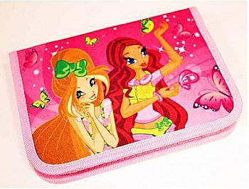 Пенал 1 відділ. і 2 отв. "Дівчата"+ розклад, JO-16153