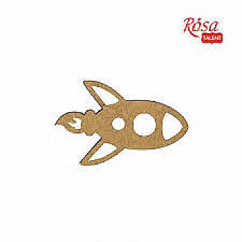 Мини-заготовка Ракета, МДФ, 5,8*3,6 см, 1 шт, Rosa Talent (10) Мини-заготовка Ракета, МДФ, 5,8*3,6 см, 1 шт, Rosa Talent (10)
