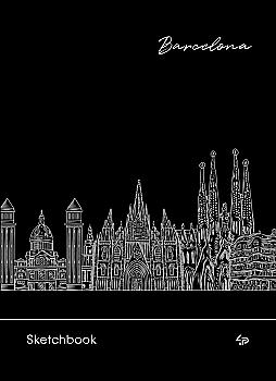 Блокнот А5 "Black sketch book" Barcelona, 903191, TM Profiplan Блокнот А5 "Black sketch book" Barcelona, 903191, TM Profiplan