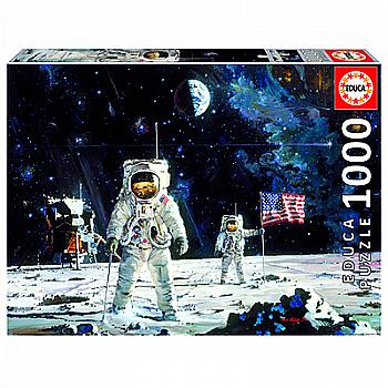 Пазл "1000" - Висадка на місяць, Educa, 18459