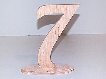 Заготовка Цифра "7" на подставке, 0846