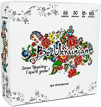 Гра настільна "Be Ukrainian" (укр) 30815, ТМ "Strateg" Гра настільна "Be Ukrainian" (укр) 30815, ТМ "Strateg"