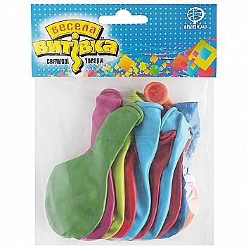 Набір кульок латексних пастель 25 см 10 од, 1111-5097