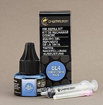 Чернило для заправки маркера Chameleon 25 мл - Cornflower Blue (васильково-синий, BL4), CT9029 Чернило для заправки маркера Chameleon 25 мл - Cornflower Blue (васильково-синий, BL4), CT9029