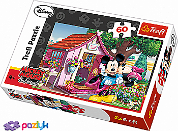 Пазл "60" - Міккі та Мінні в саду/Disney Standard Characters Trefl, 17285 Пазл "60" - Міккі та Мінні в саду/Disney Standard Characters Trefl, 17285