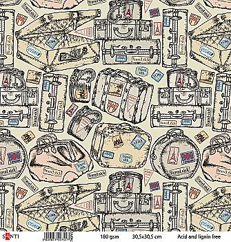 Бумага для скрапбукинга №3, 30.5*30.5 см, 740742