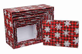 Подарочная коробка новогодняя №8, 73-1872
