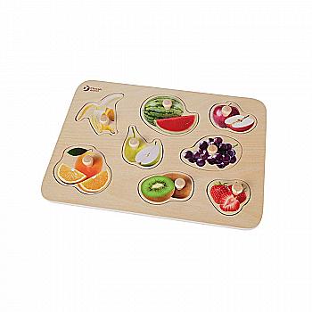 Игрушка деревянная Classic World "Вкладыш Фрукты", 3743