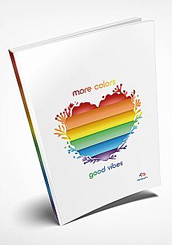 Блокнот А5 "Artbook Rainbow - Heart", 901371 TM Profiplan Блокнот А5 "Artbook Rainbow - Heart", 901371 TM Profiplan