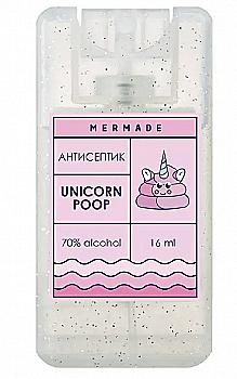 Антисептик-спрей для рук "Unicorn Poop" 16 мл, MRA0026S, Mermade Антисептик-спрей для рук "Unicorn Poop" 16 мл, MRA0026S, Mermade