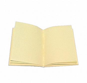 Блок для изготовления блокнотов А5. Ванильный №2. Цветной форзац 80 г/м2, 80 ст.