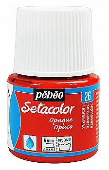 Фарба для світлих тканин Setacolor 45 мл непрозора, кіновар, 295-026 Pebeo Фарба для світлих тканин Setacolor 45 мл непрозора, кіновар, 295-026 Pebeo