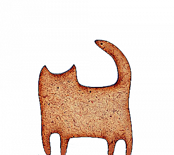 Заготівка дерев`яна Кішка - забіяка, Ч241