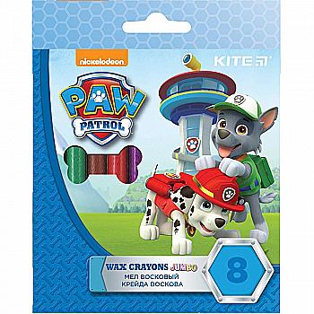 Мел 8 цв. Jumbo, восковой PAW, PAW18-076