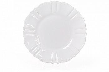 Тарілка керамічна 20 см, білий, 931-181