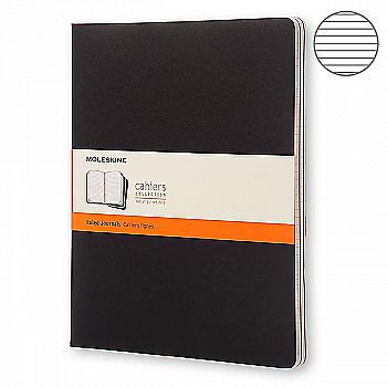 Записник Чорний лінійка, Moleskine Cahier XXL, QP331 Записник Чорний лінійка, Moleskine Cahier XXL, QP331