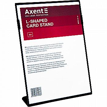 Табличка інформаційна А4 L-подібна, чорна, 6250-01-A