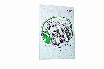 Блокнот А5 "Music note dog", 00190, TM Profiplan  Блокнот А5 "Music note dog", 00190, TM Profiplan