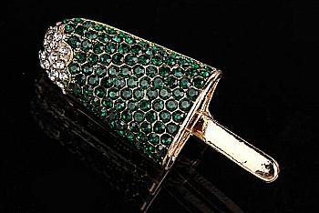 Брошка Морозиво, зелена, 1-182583 Брошка Морозиво, зелена, 1-182583