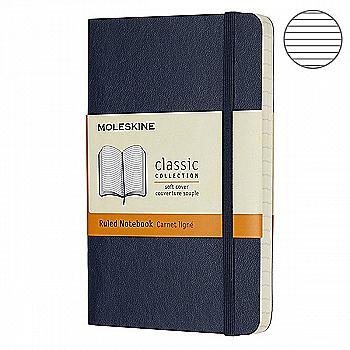 Блокнот Сапфир мягкий карман. линейка, Moleskine Classic, QP611B20 Блокнот Сапфир мягкий карман. линейка, Moleskine Classic, QP611B20