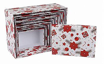 Подарочная коробка новогодняя №10, 73-1896