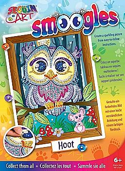 Набор для творчества Sequin Art Smoogles Сова, SA1812 Набор для творчества Sequin Art Smoogles Сова, SA1812