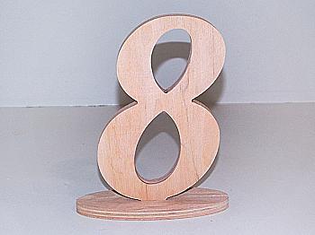 Заготівка Цифра "8" на підставці, 0846 Заготівка Цифра "8" на підставці, 0846