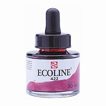 Краска акварельная жидкая Ecoline, (422), Красно-коричневая, 30 мл, Royal Talens Краска акварельная жидкая Ecoline, (422), Красно-коричневая, 30 мл, Royal Talens