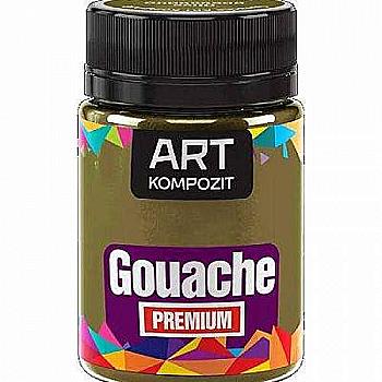 Гуаш художня "Premium" 60 мл, Оливковий, ART Kompozit Гуаш художня "Premium" 60 мл, Оливковий, ART Kompozit