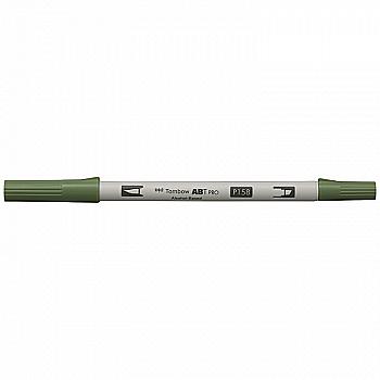 Маркер двухсторонний на спиртовой основе ABT PRO ABTP-158, темно-оливковый ТМ "Tombow" Маркер двухсторонний на спиртовой основе ABT PRO ABTP-158, темно-оливковый ТМ "Tombow"