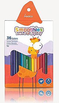 Олівці 36 кол. Smoothies b&p, 2150-36CB, Marco Олівці 36 кол. Smoothies b&p, 2150-36CB, Marco