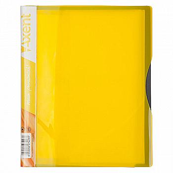 Дисплей-книга 20 файлів A5, жовта 1220-08-A