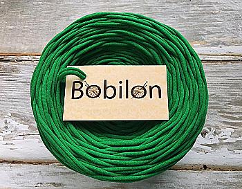 Пряжа трикотажна Bobilon Mini (5-7 мм), смарагд Пряжа трикотажна Bobilon Mini (5-7 мм), смарагд