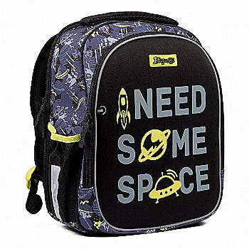 Рюкзак школьный 1В S-107 "Space", черный, 552005 Рюкзак школьный 1В S-107 "Space", черный, 552005