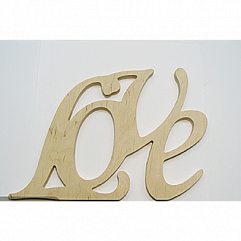 Заготовка Слово "Love", 0019