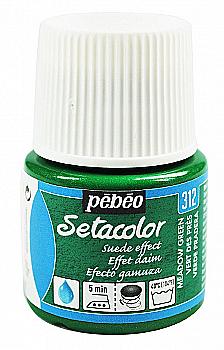 Фарба для тканини з ефектом замши Setacolor Opaque 45 мл, зелений луг 295312 Pebeo Фарба для тканини з ефектом замши Setacolor Opaque 45 мл, зелений луг 295312 Pebeo