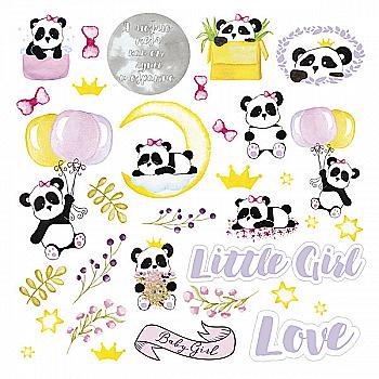 Лист для вирізання "My little baby girl", 02024 Лист для вирізання "My little baby girl", 02024