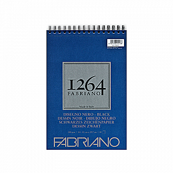 Альбом на спіралі для рисунку 1264 А4, 200г/м2, 40 л., Fabriano Альбом на спіралі для рисунку 1264 А4, 200г/м2, 40 л., Fabriano