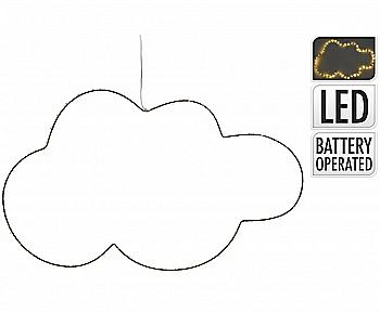 Украшение декоративное металлическое с LED-подсветкой "Тучка" 52*33 см, HZ1990470 Украшение декоративное металлическое с LED-подсветкой "Тучка" 52*33 см, HZ1990470
