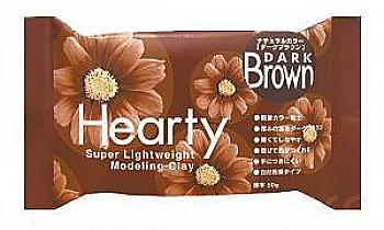 Пластика самозастигаюча Hearty, Темна коричнева, 50 г, Padico в Пластика самозастигаюча Hearty, Темна коричнева, 50 г, Padico в