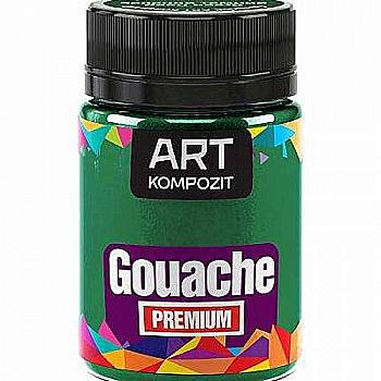 Гуаш художня "Premium" 60 мл, Зелений темний, ART Kompozit Гуаш художня "Premium" 60 мл, Зелений темний, ART Kompozit