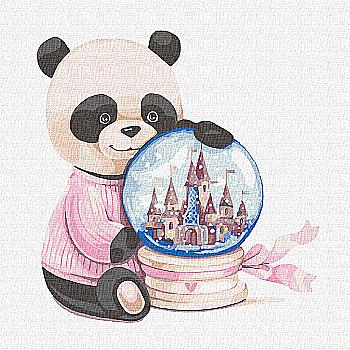 Набір для розпису по номерах 30*30 см "Куля бажань", KHO2353